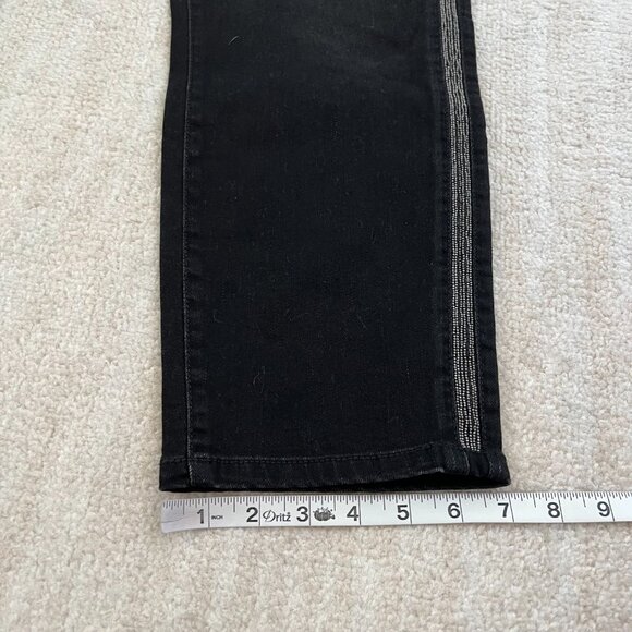 NWT Ava & Viv Super Stretch Jeggings Skinny Jeans 20W Black Boho - Picture 6 of 11